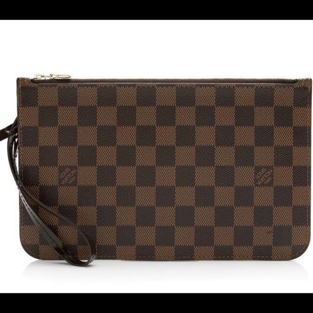 Louis Vuitton Damier Ebene Neverfull MM Pochette